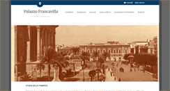 Desktop Screenshot of palazzofrancavilla.com